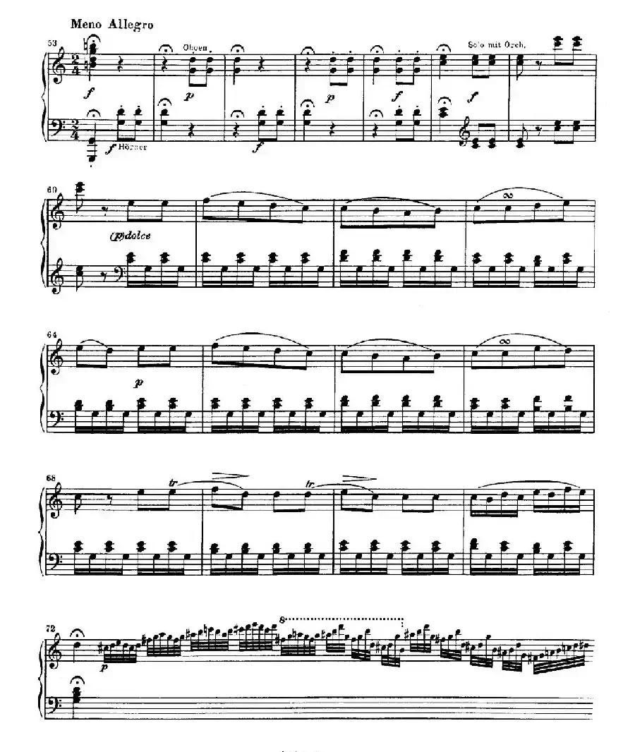 Choral Fantasia in c Minor Op.80（c小调合唱幻想曲·钢琴独奏版）