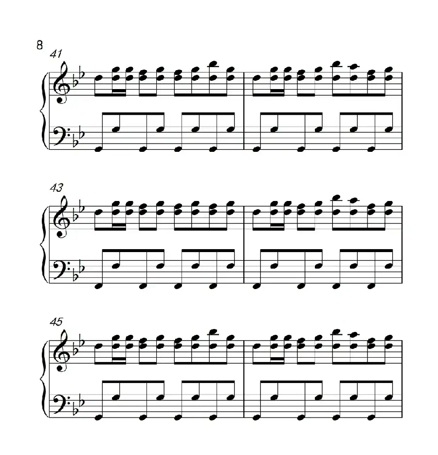 小苹果(《弹吧音教》制谱版)