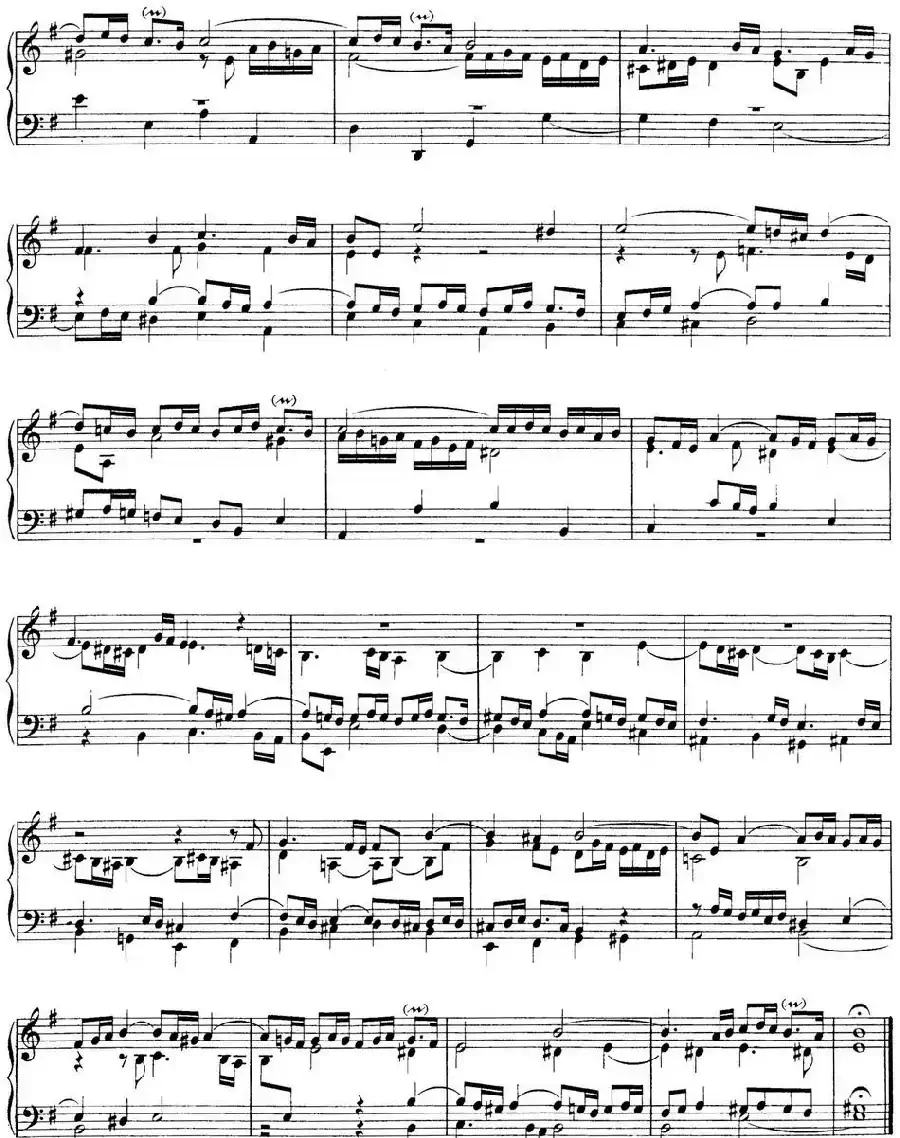 Toccata BWV 914（7首托卡塔·No.5 e小调）