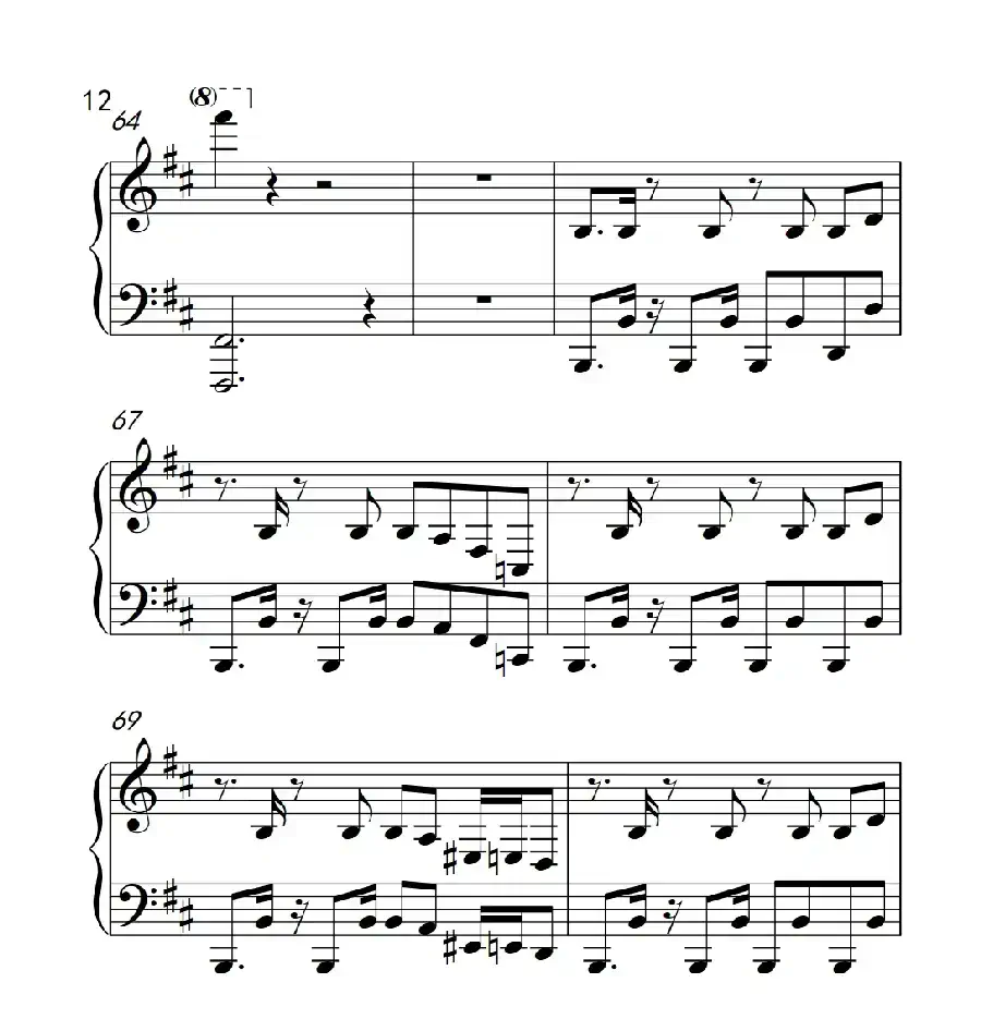 江南style（《弹吧音教》制谱版）