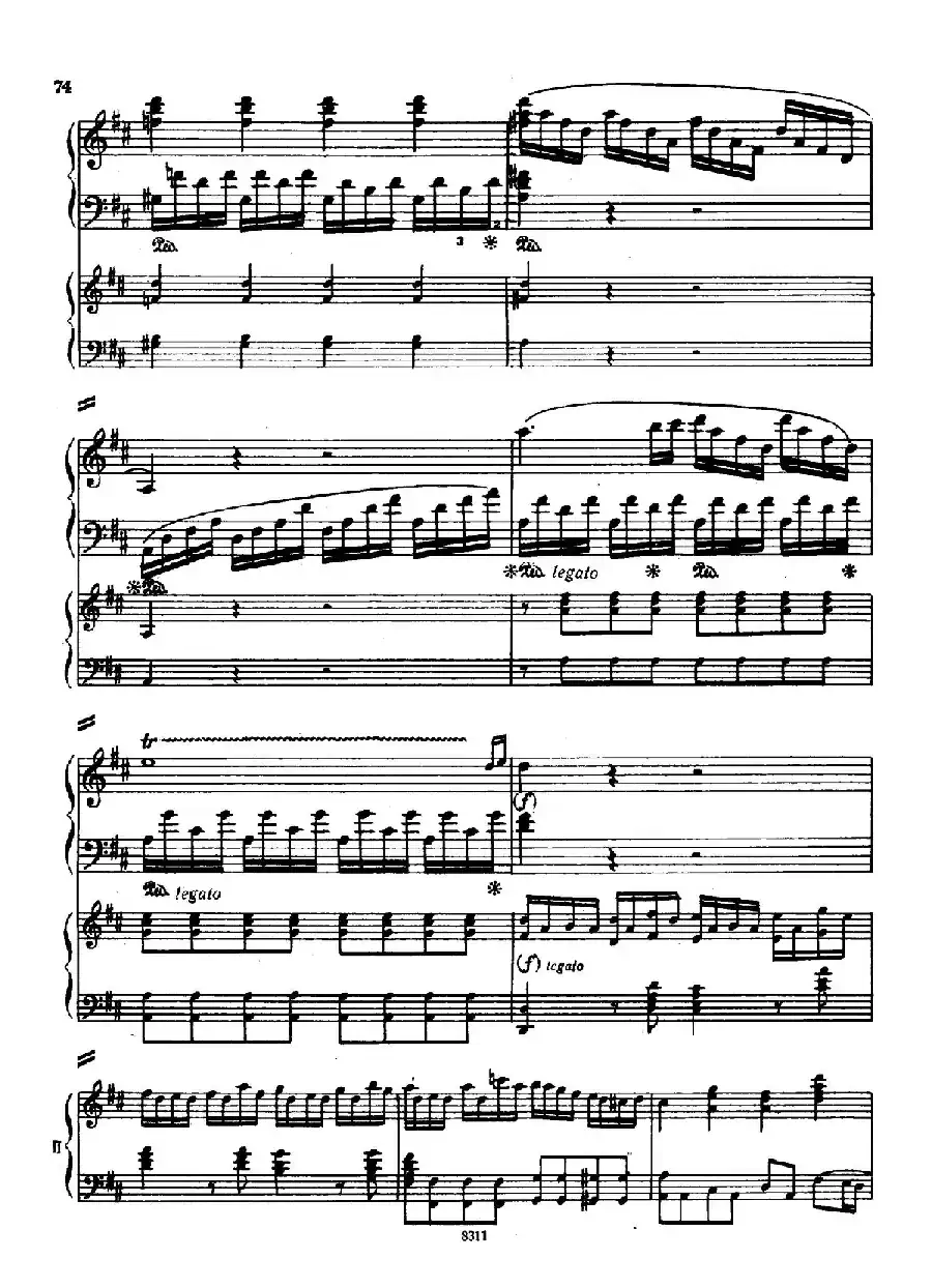 Concerto no 5 K 175 - 2 Piano（Ⅰ）