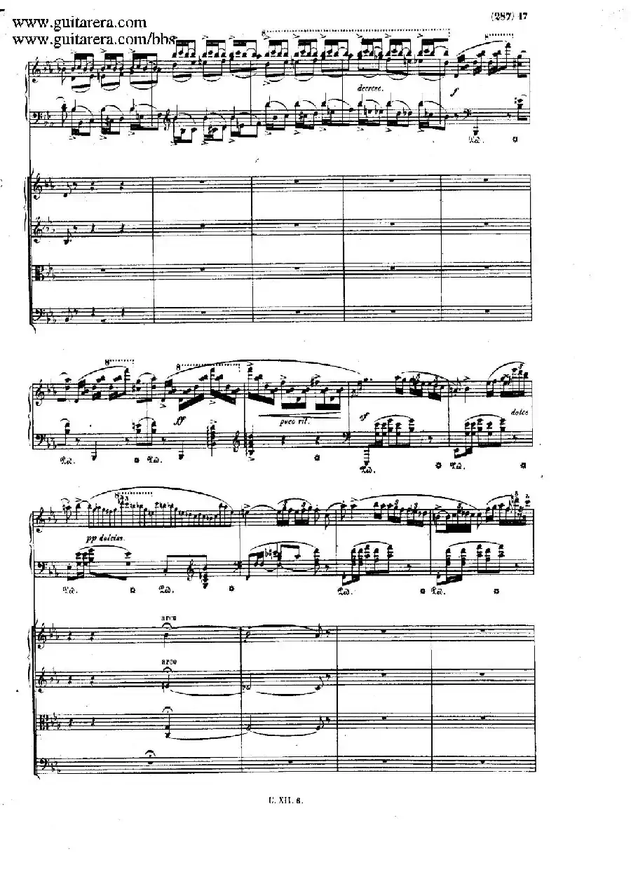 Grande Polonaise Brilliante Preceded by an Andante Spianato Op.22（平静的行板与华丽的波兰舞曲·总谱）
