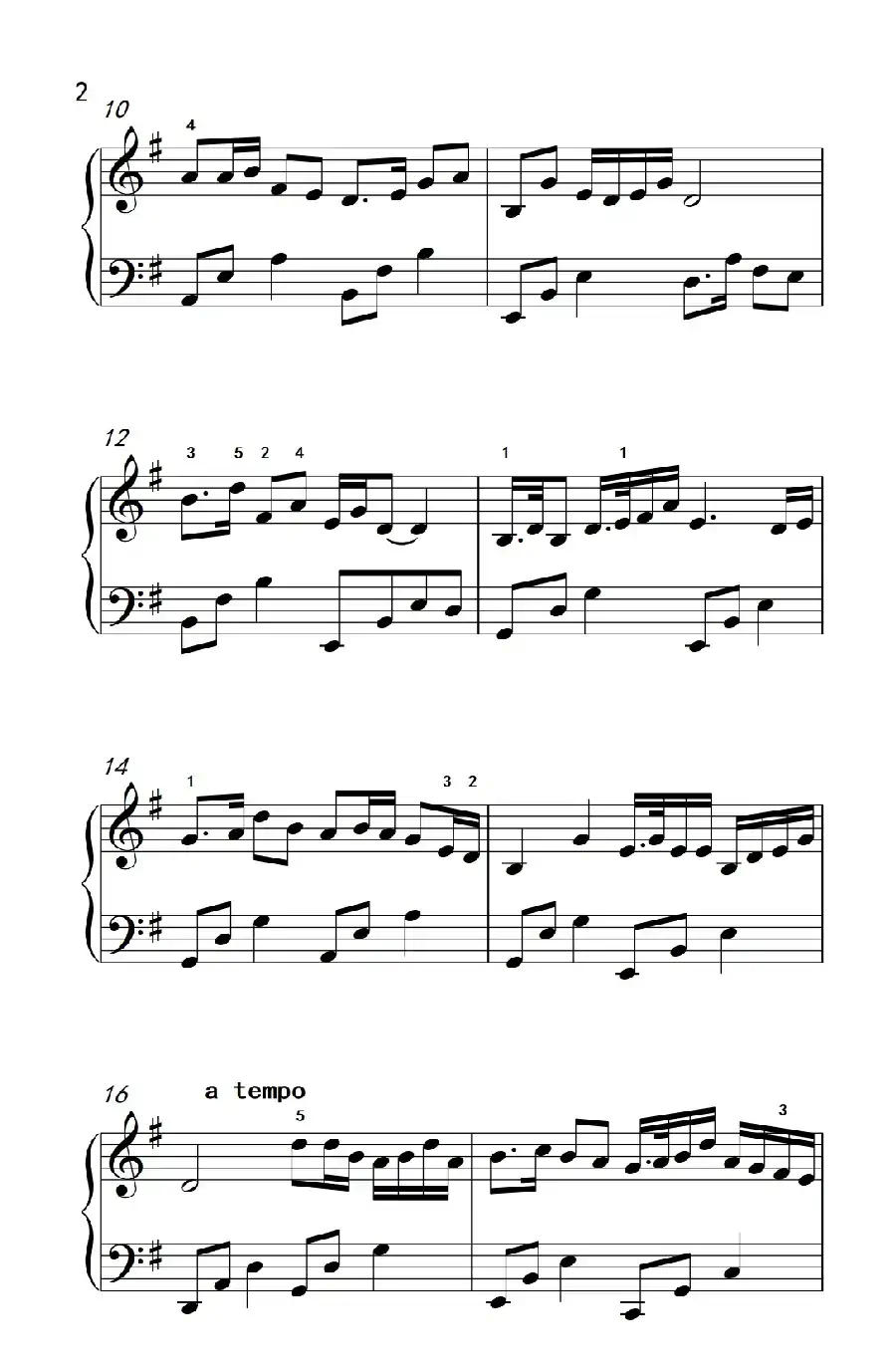 梁山伯与祝英台(老年大学 钢琴教程 3)