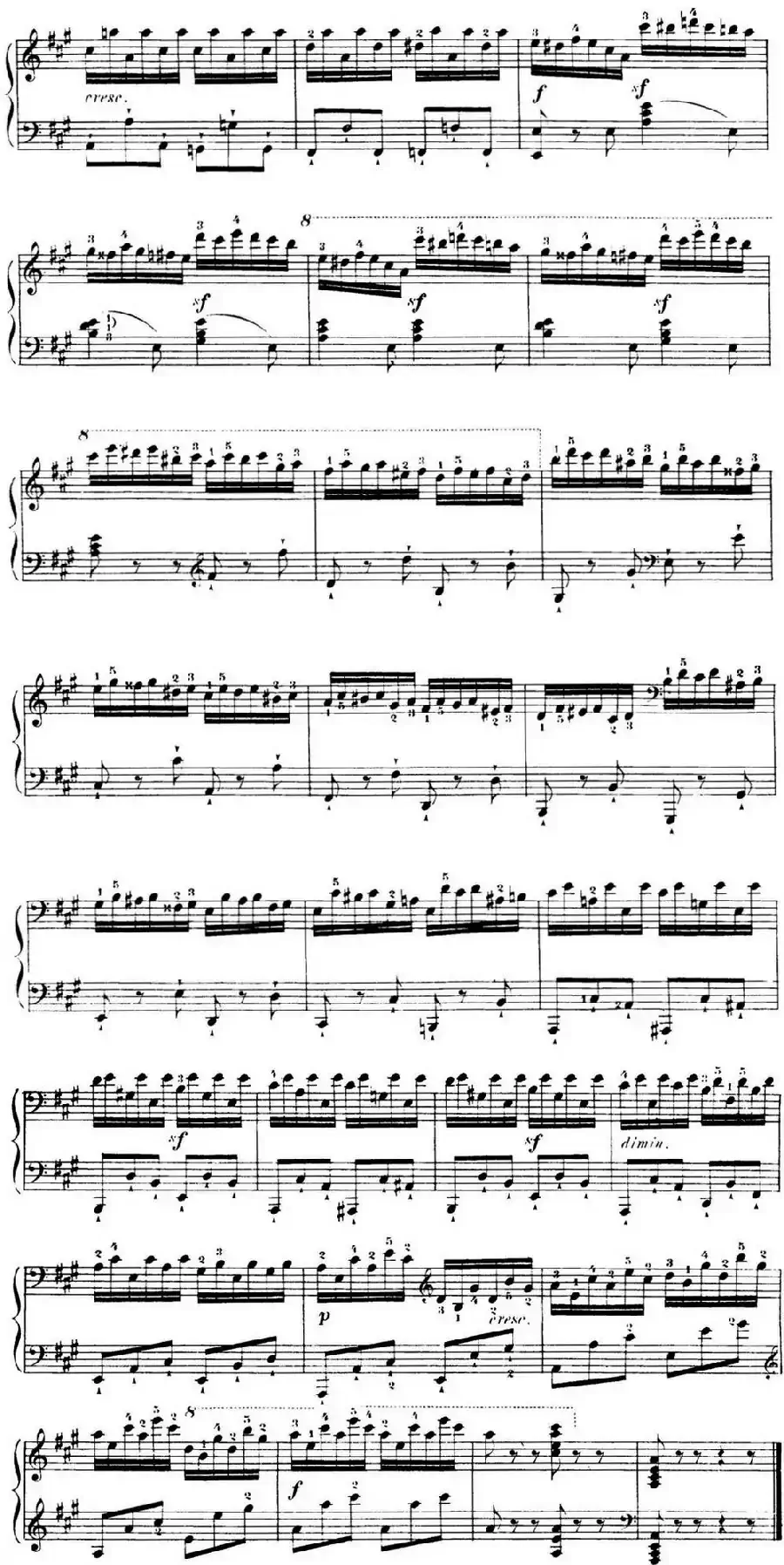 40首车尔尼Op.299钢琴快速练习曲（NO.23）