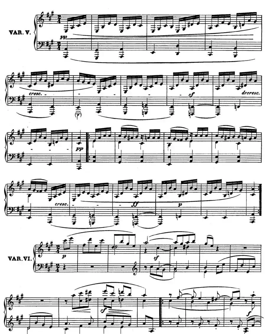 12 Variations on a Dance by Wrantizky WoO 71（伍拉尼茨基舞曲主题变奏曲）