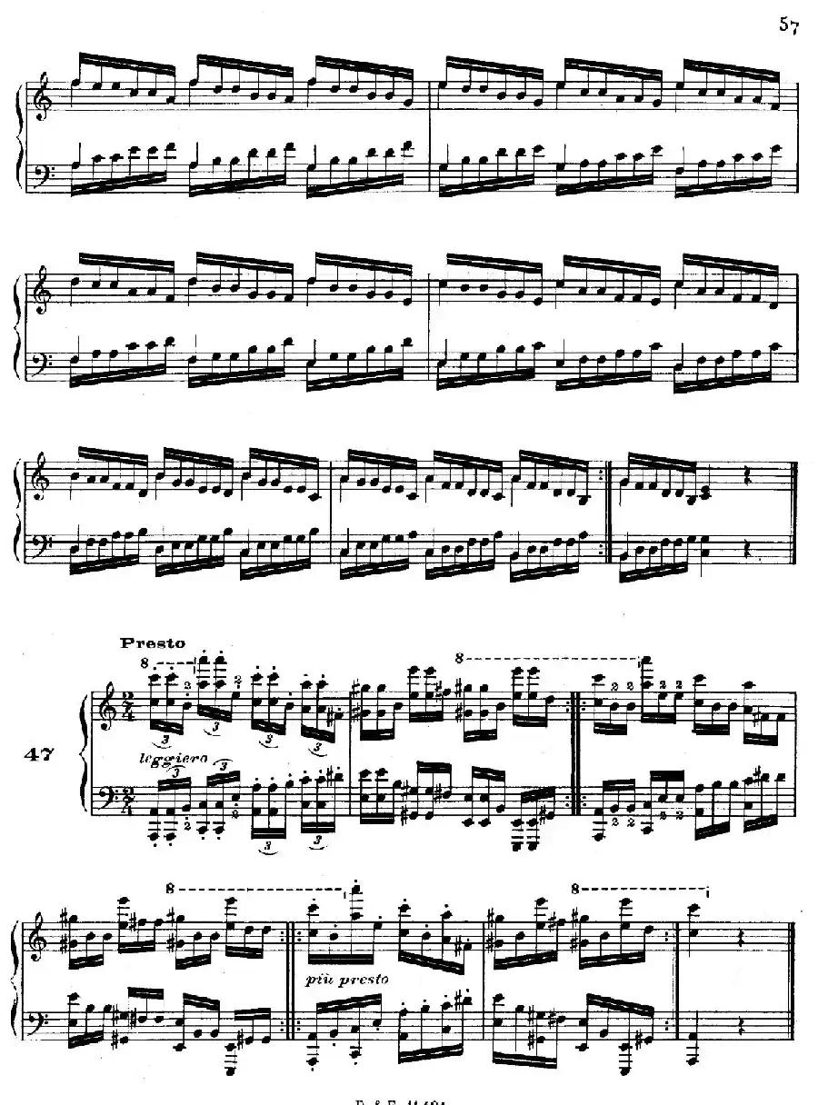 51 Exercises, WoO 6（51首钢琴练习 38—51）