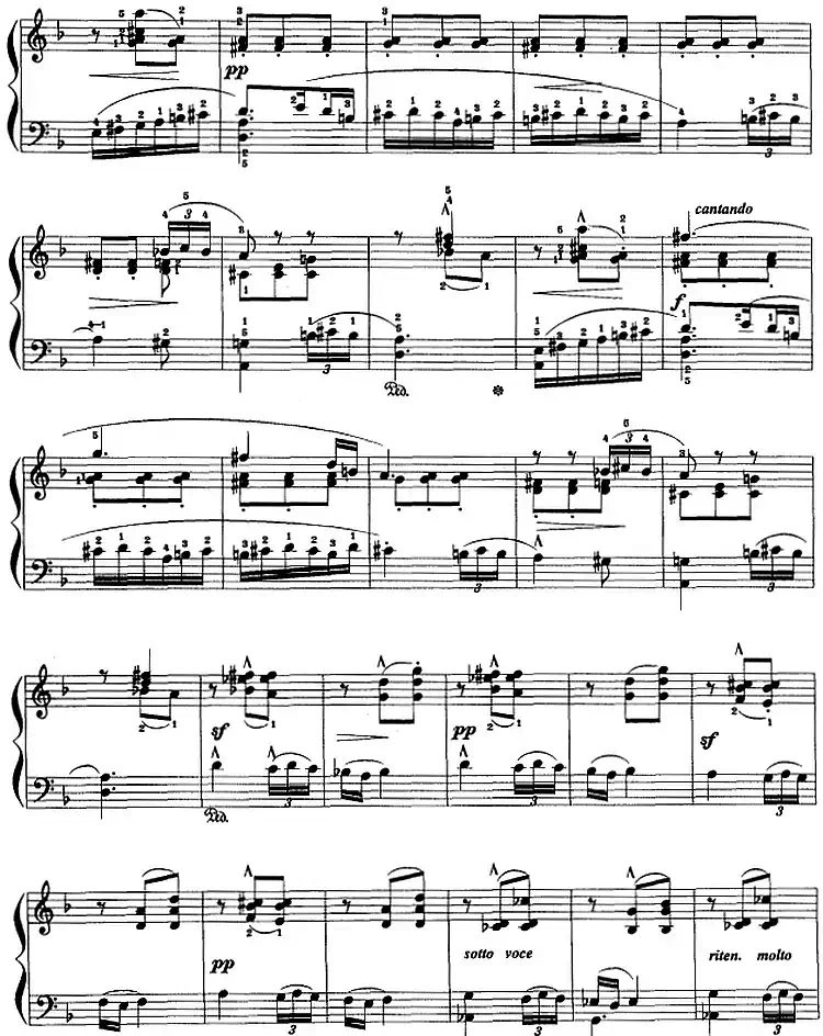 现代钢琴曲：28、东方