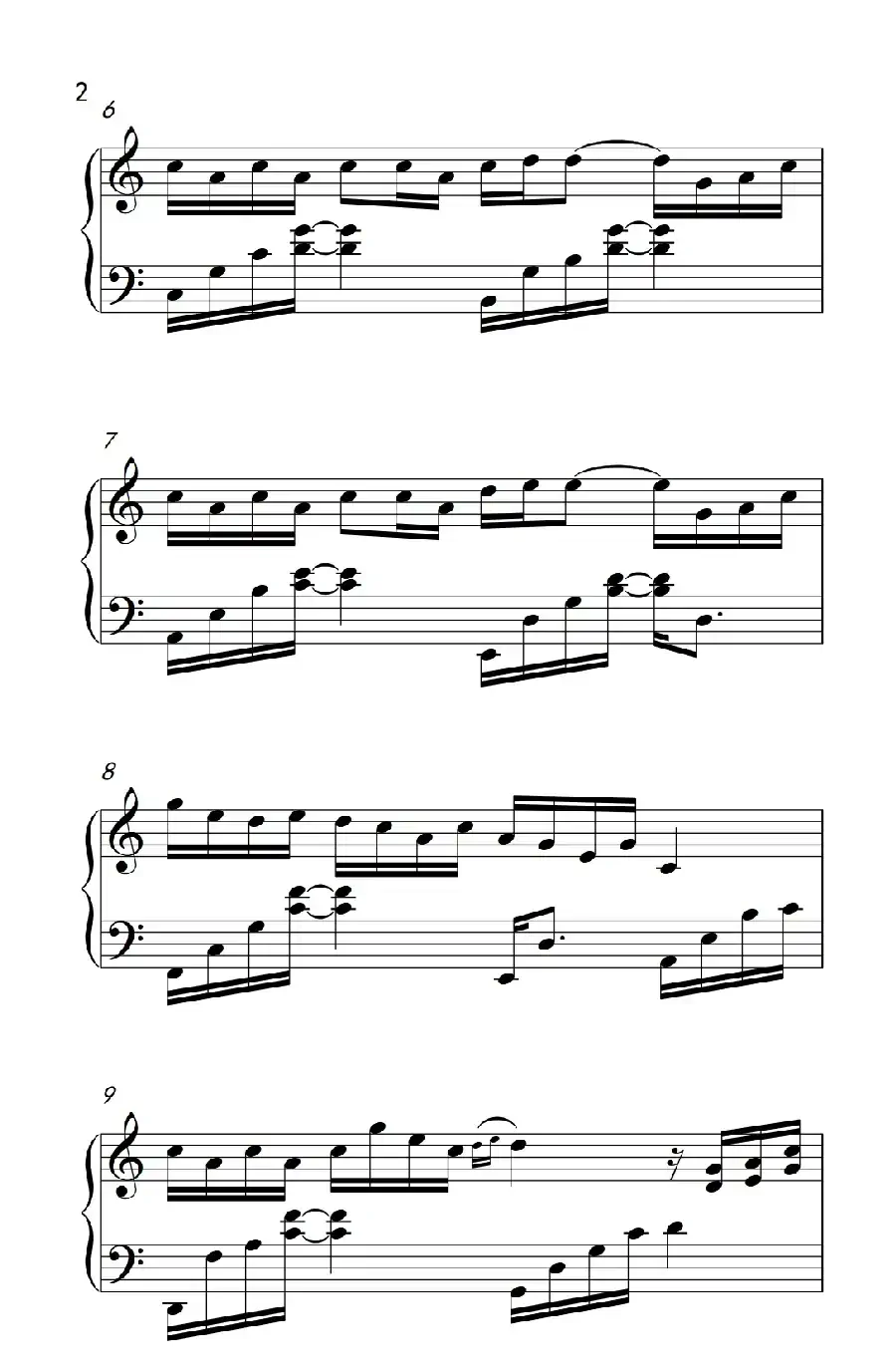 蜀绣 （《弹吧音教》制谱版）