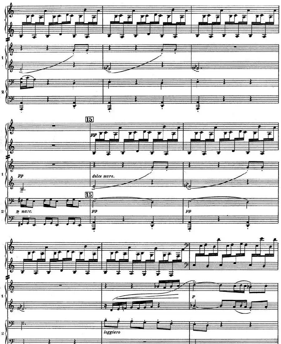 Nights in the Gardens of Spain 西班牙花园之夜 双钢琴版（Ⅱ-Danza lejana）