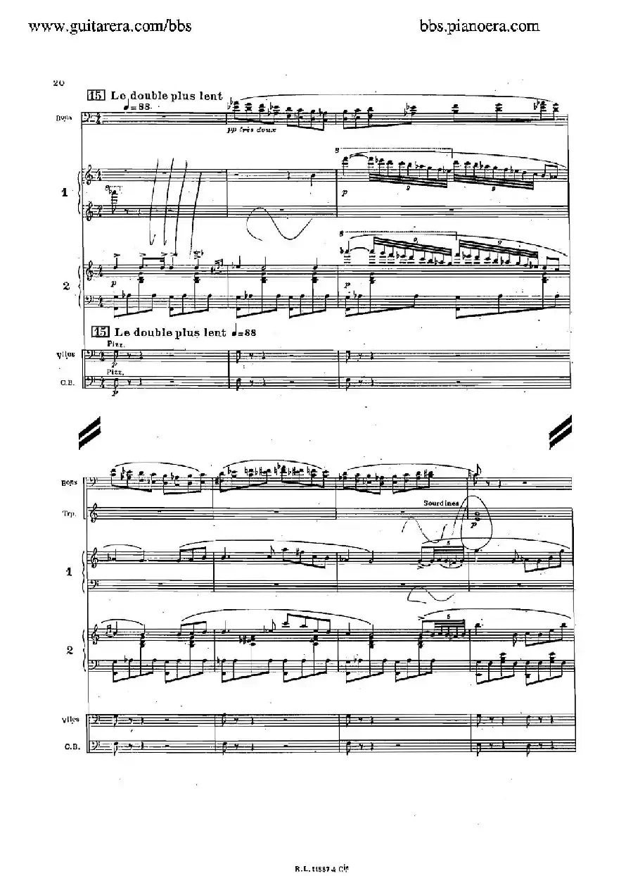 Concerto for 2 Pianos in d Minor（d小调双钢琴协奏曲·总谱）