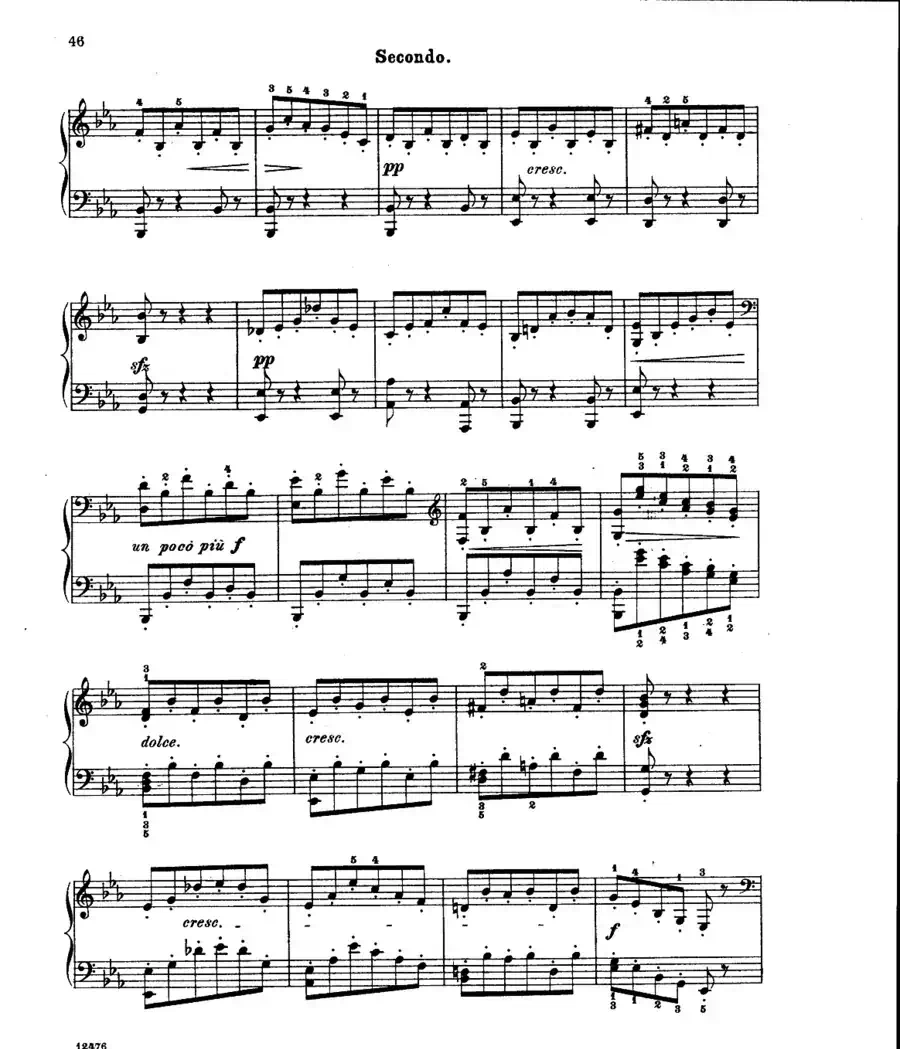 L'Arlesienne Suite No·2（阿莱城姑娘·第二组曲·四手联弹）