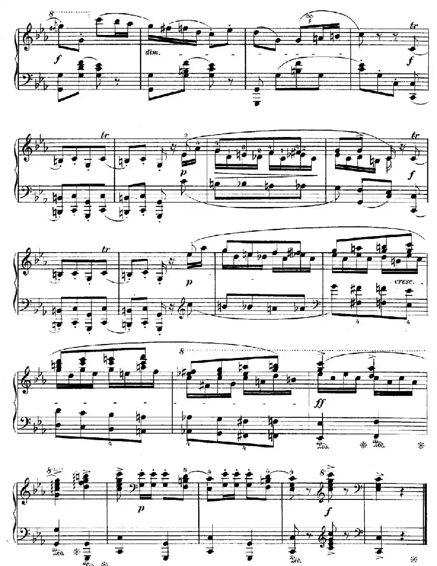 Rondo in c Minor Op.1（c小调回旋曲）