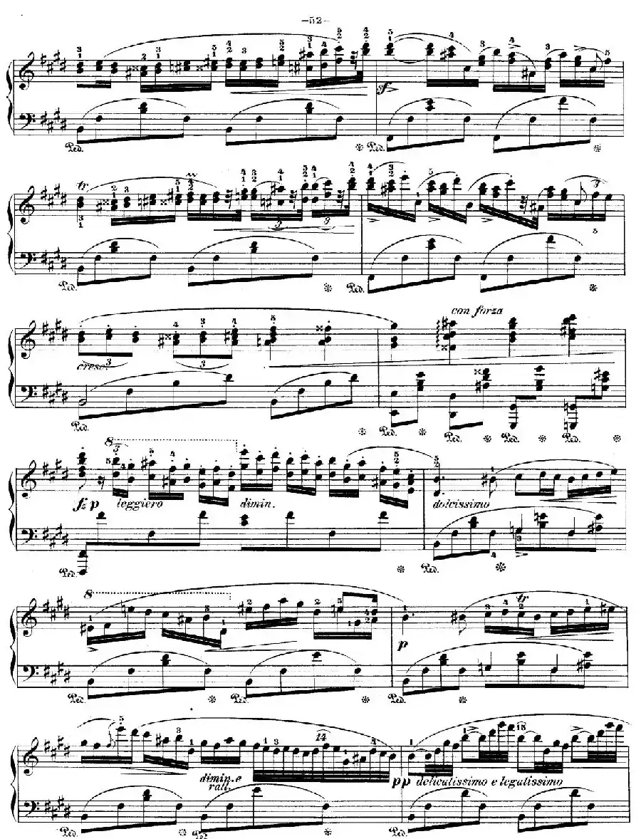 e小调第一钢琴协奏曲 Op.11（钢琴独奏版·第二乐章）