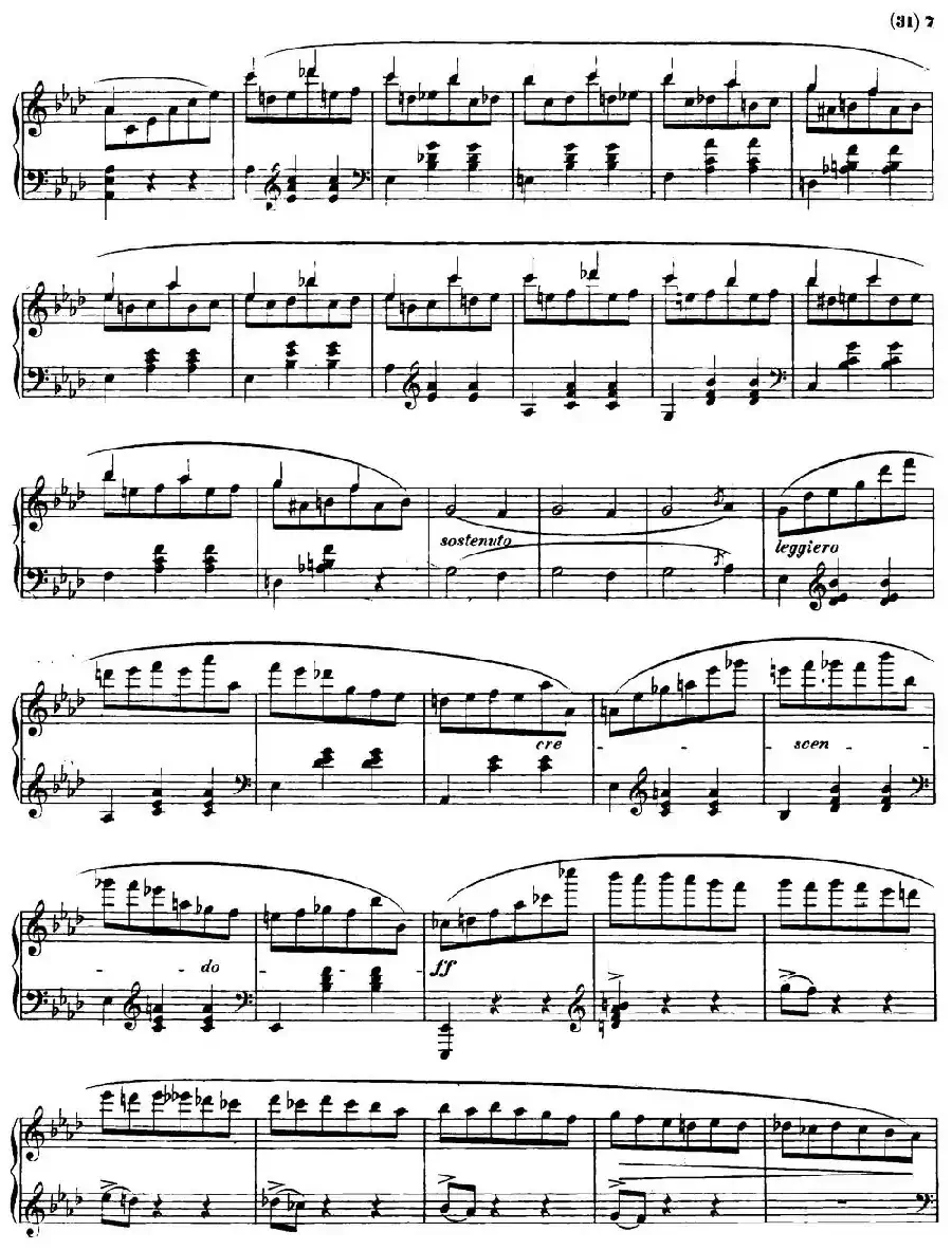 降A大调圆舞曲Op.42