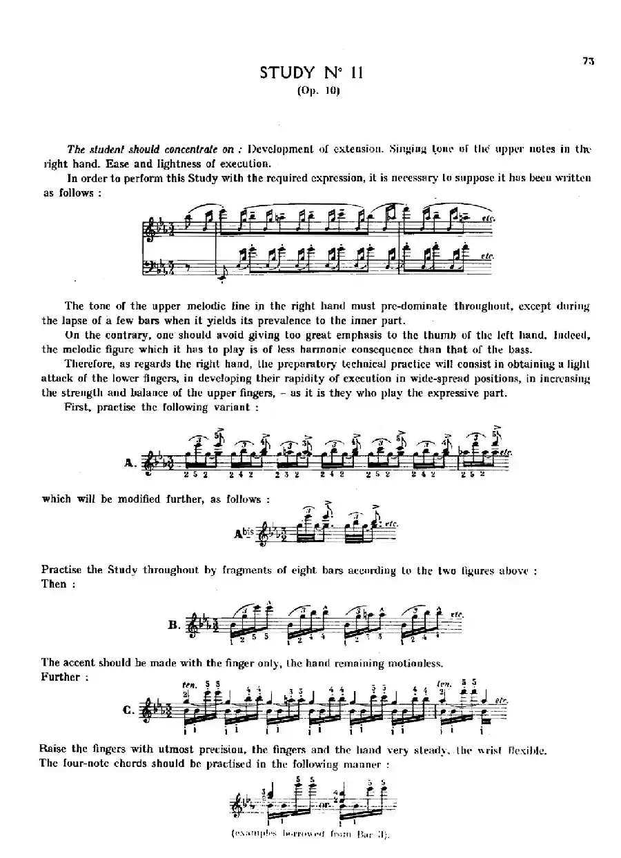 12 Etudes Op.10 柯尔托教学版（12首练习曲·11）