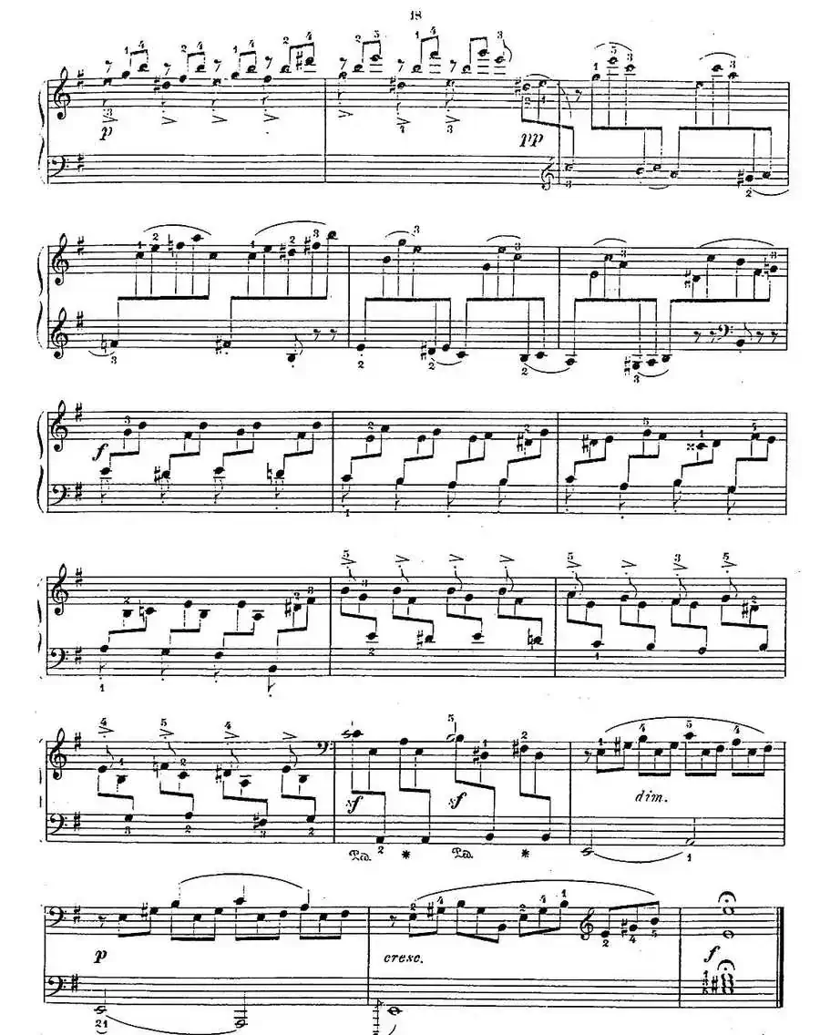 Album f the Young Op·62（8· 前奏曲 Praeludium，e小调）