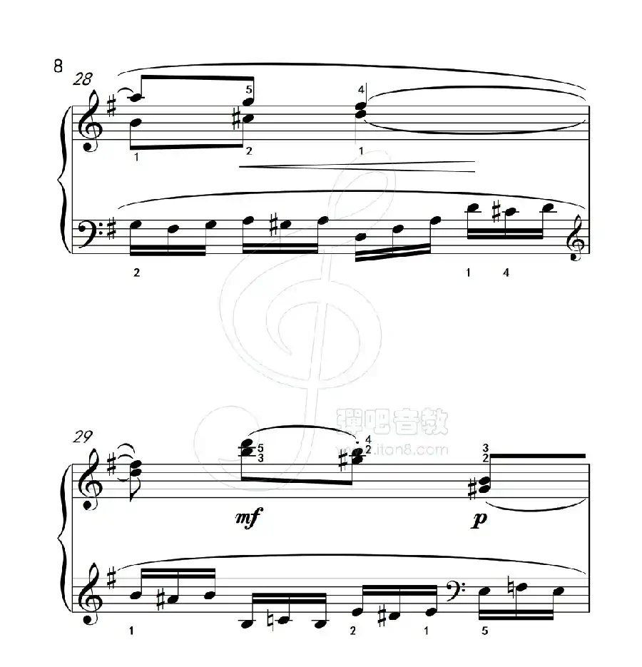 练习曲 22(克拉莫钢琴练习曲60首)