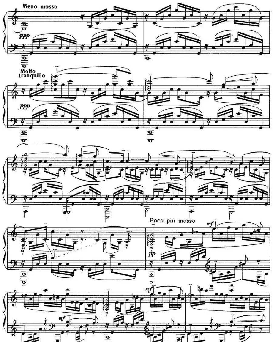 拉赫玛尼诺夫 音画练习曲3 Etudes tableaux Op.33 No.3