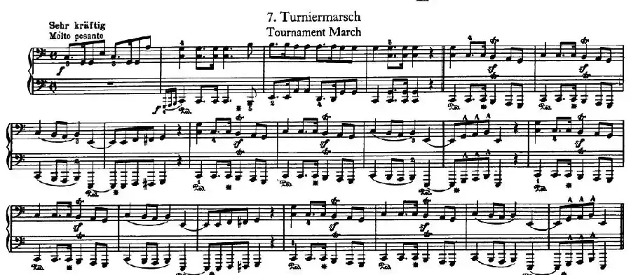 12首为孩子们而作的四手联弹曲 Op.85（四手联弹）（7）