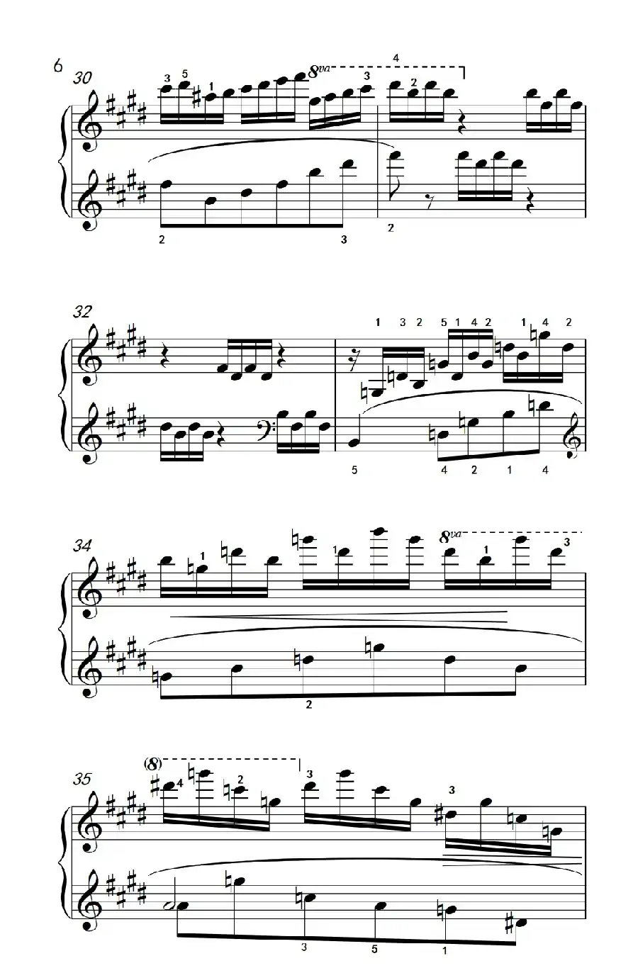 莫什科夫斯基 钢琴练习曲（第一首）