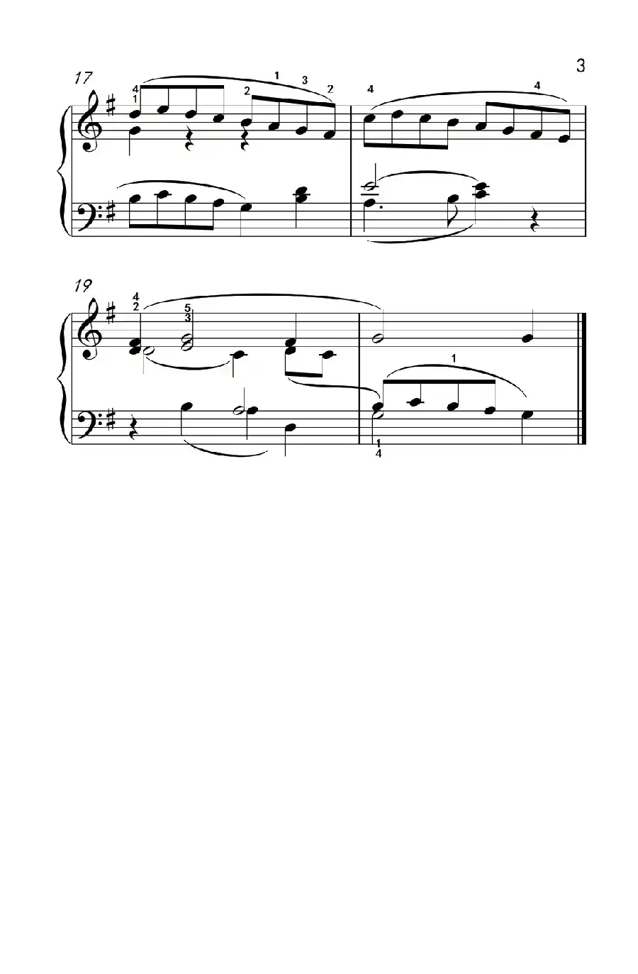 第三级 1.帕都亚那舞曲（中央音乐学院 钢琴（业余）考级教程 1-3级）