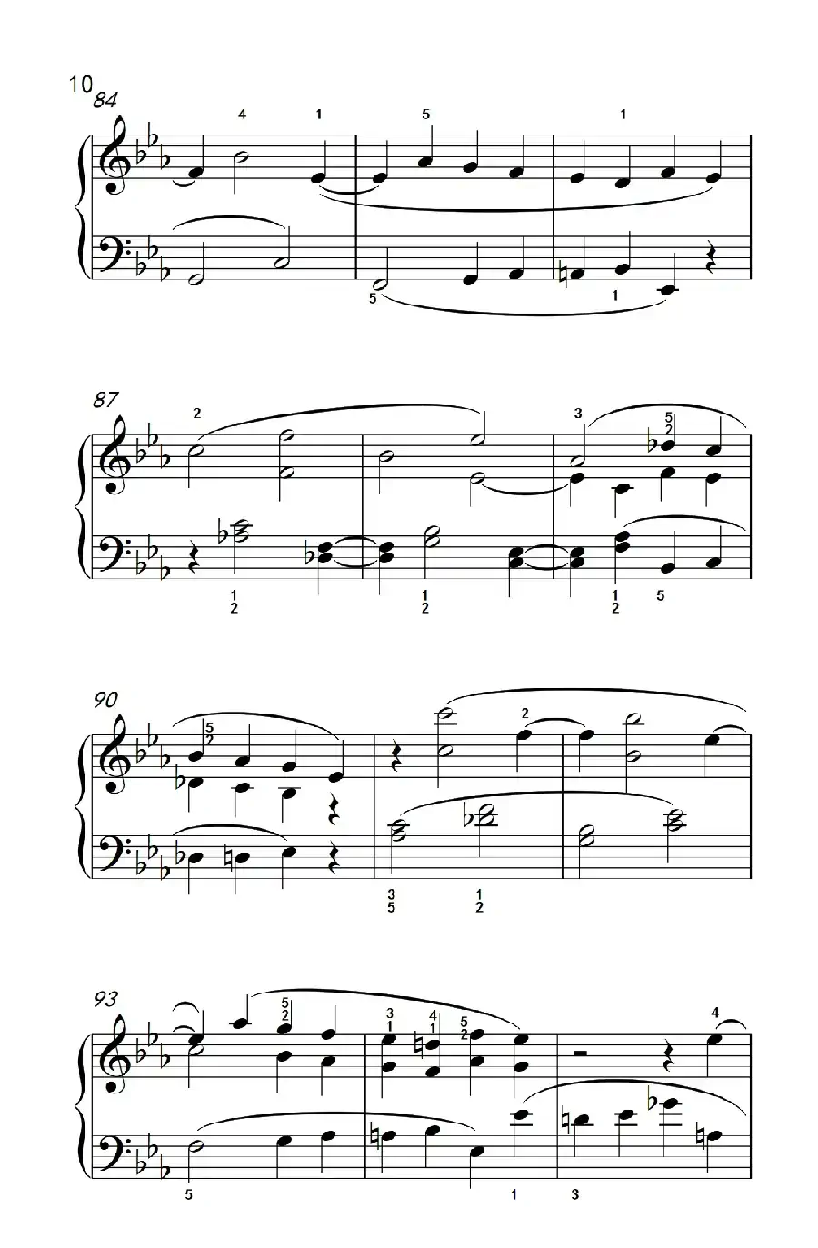 第八钢琴奏鸣曲（悲怆） 快板的回旋曲