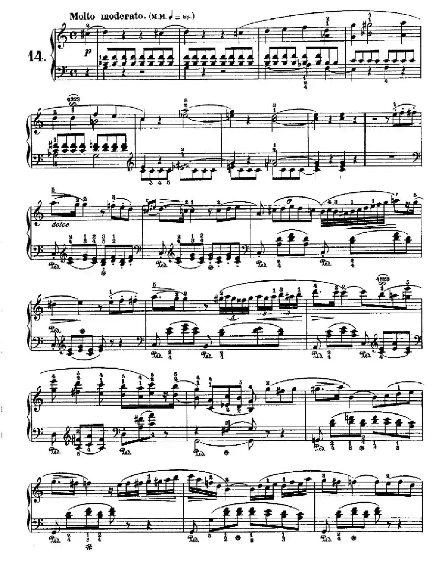 Nocturne No.14 in C Major（C大调第十四号夜曲）