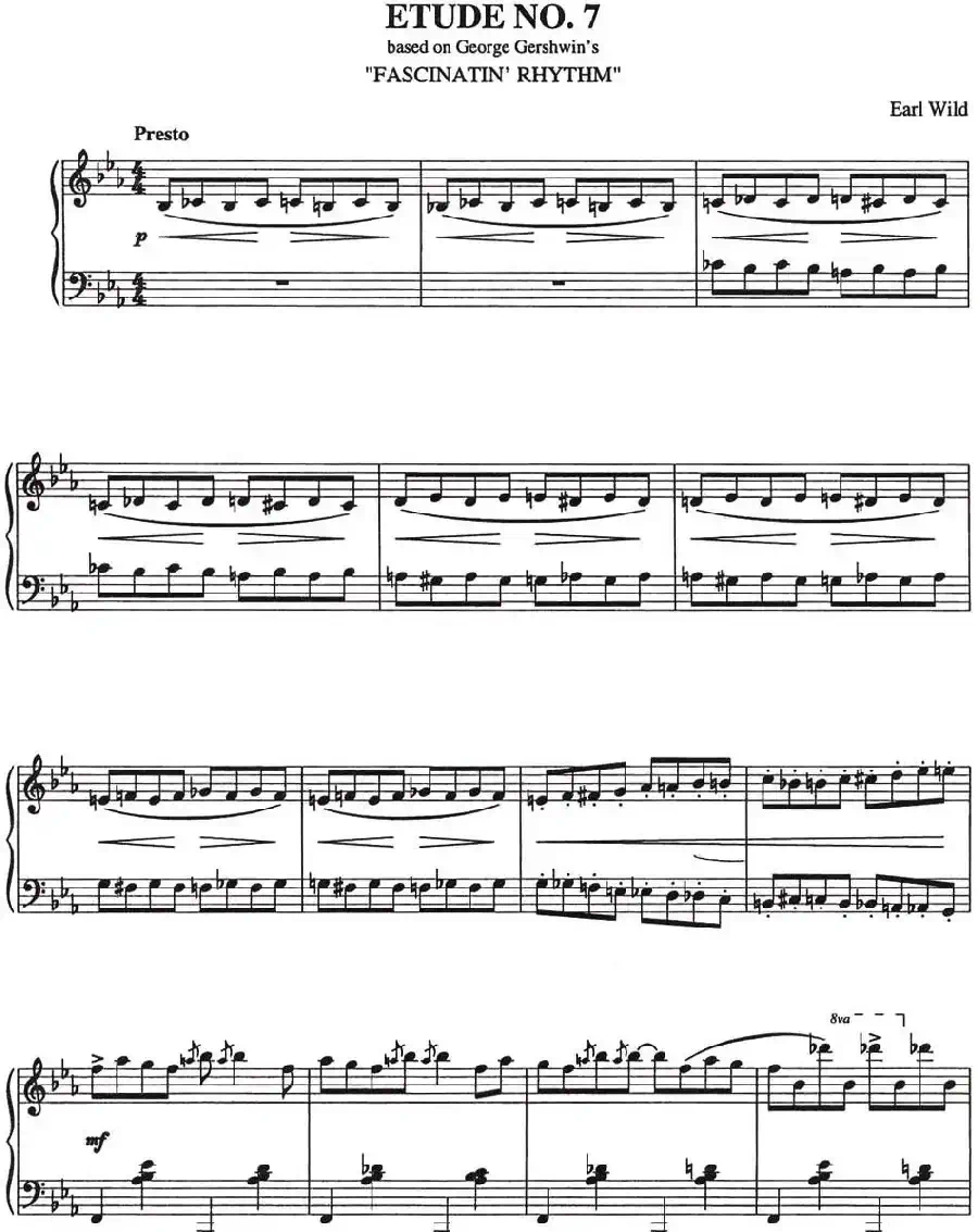 Etude 7.Fascinatin' Rythm（乔治·格什温练习曲·7、迷人的节奏）