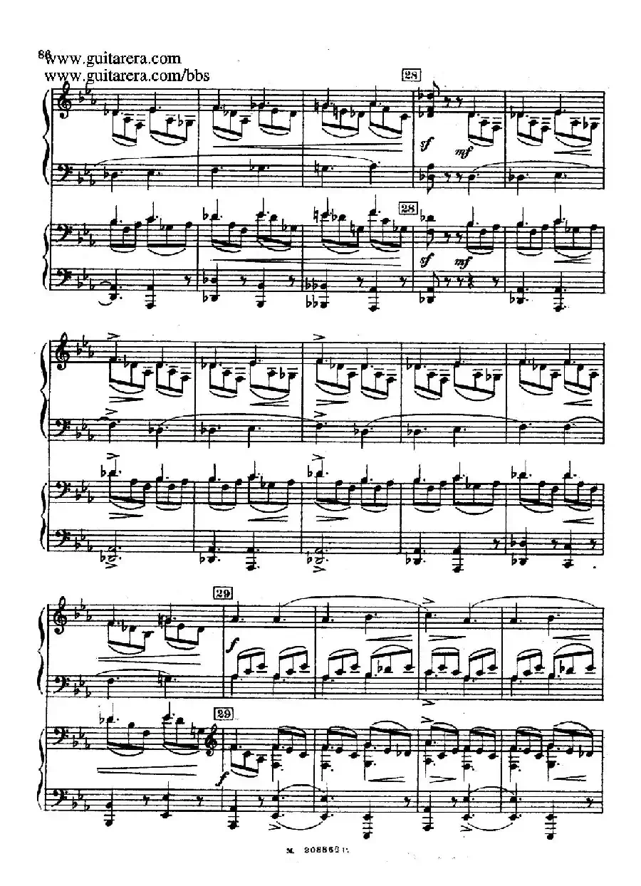 第二双钢琴组曲 Suite for Two Pianos No.2 Op.17（4. 塔兰泰拉舞曲 Tarantella）