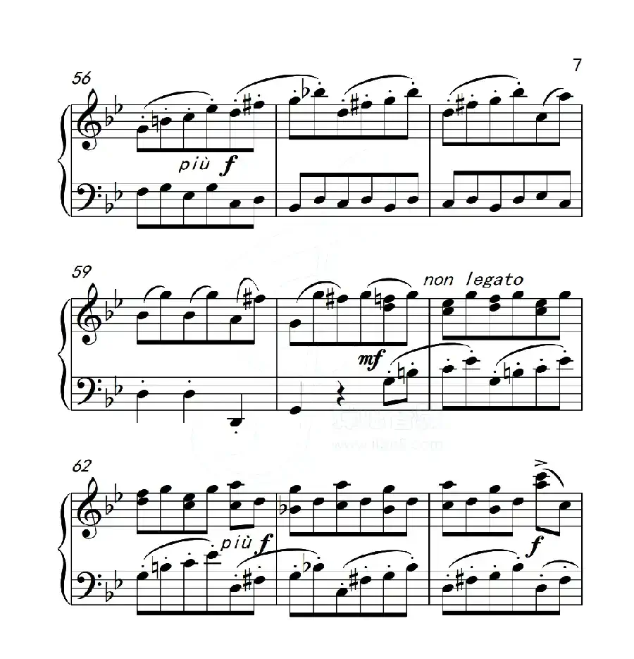 第五级B组 音乐小品(中国音乐学院钢琴考级作品1~6级)