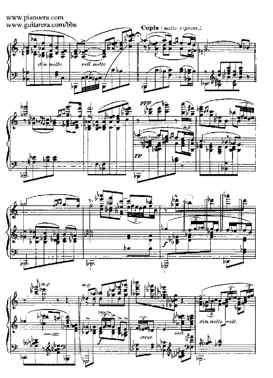 Goyescas（戈雅之画）（2. 窗边的情话 Coloquio En La Reja）