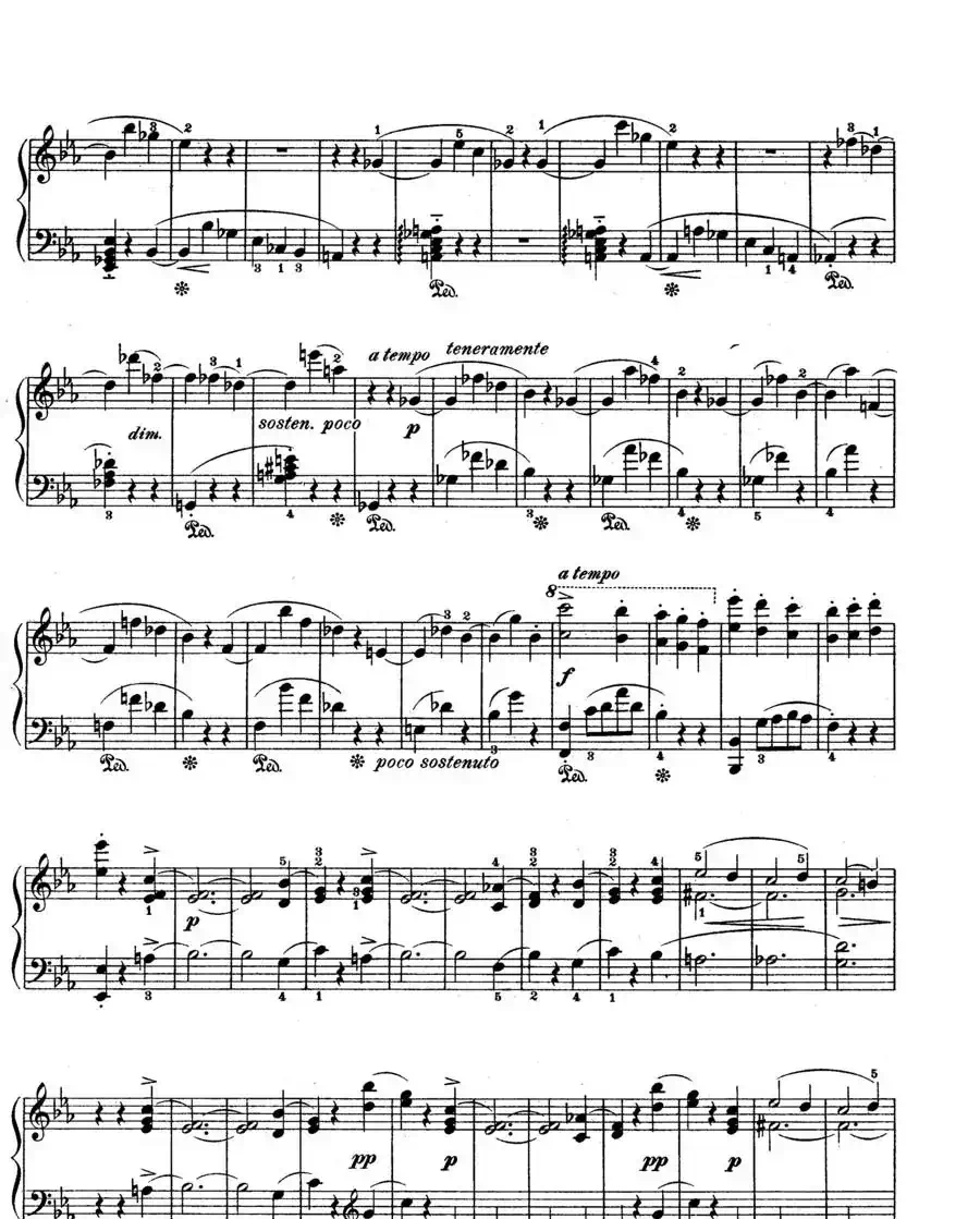 Scherzo in e flat Min Op·4（降e小调谐谑曲）