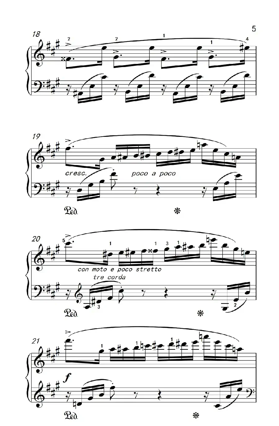 第六级 2.蝴蝶（中央音乐学院 钢琴（业余）考级教程 4-6级）