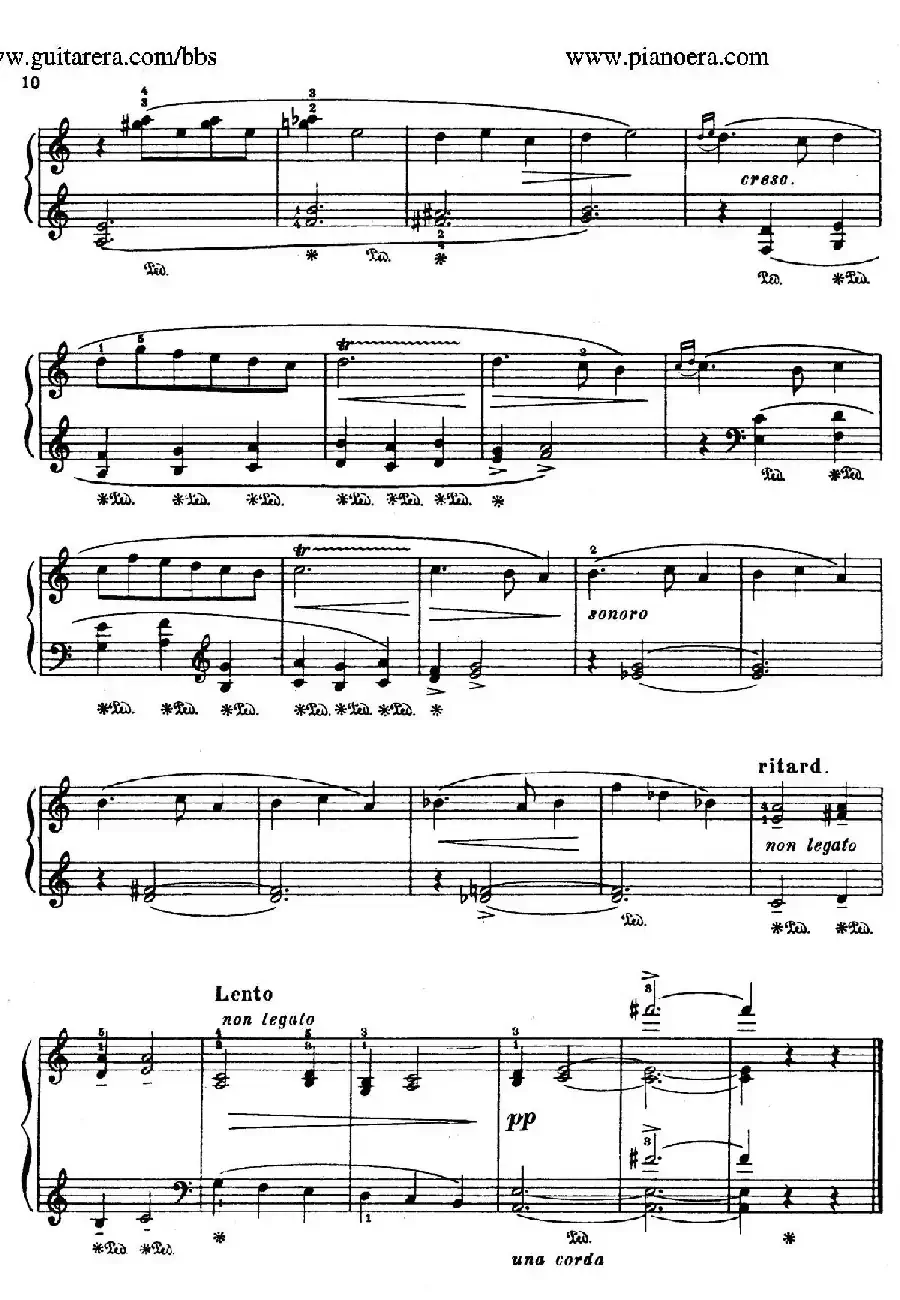 Piano Sonatina in C Major Op.93（C大调钢琴小奏鸣曲·第二乐章）