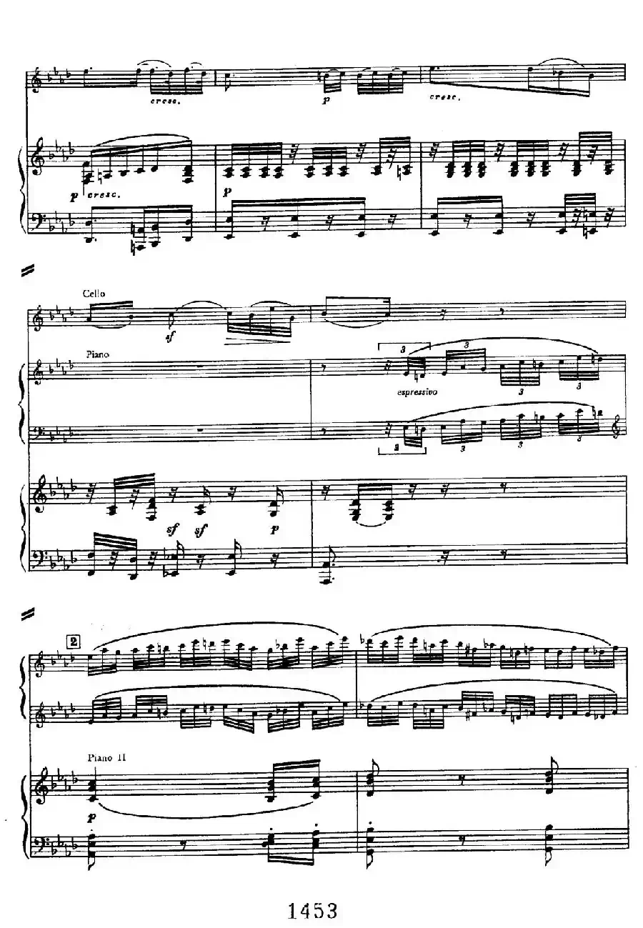 Triple Concerto in C Major Op.56（C大调三重协奏曲·双钢琴·Ⅱ）
