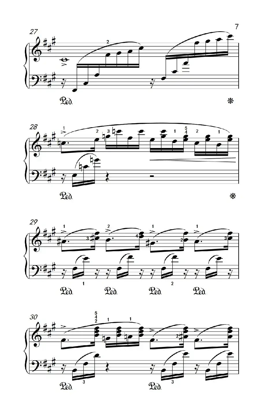 第六级 2.蝴蝶（中央音乐学院 钢琴（业余）考级教程 4-6级）