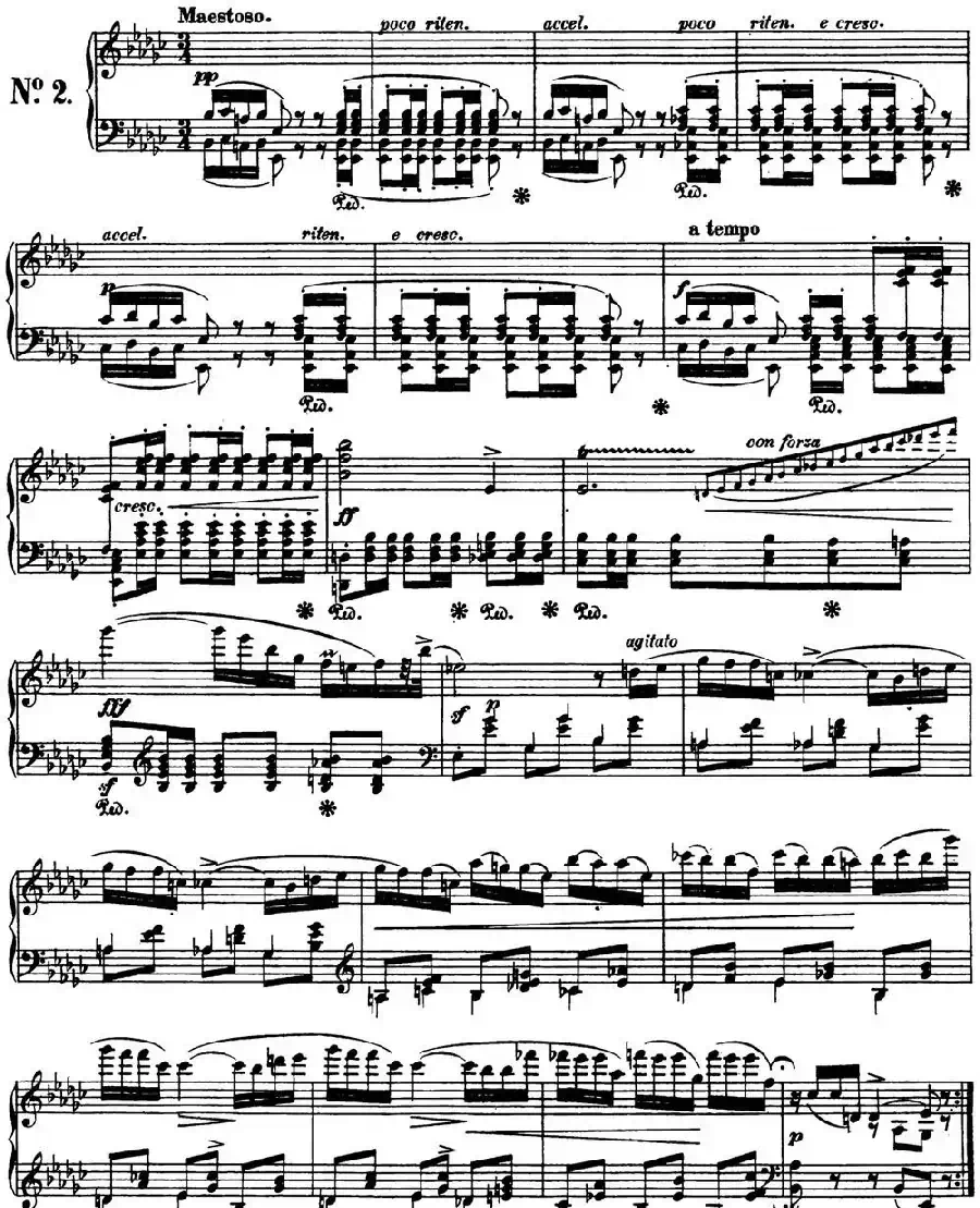 肖邦 波兰舞曲 Op.26 No.2 降e小调 Polonaise