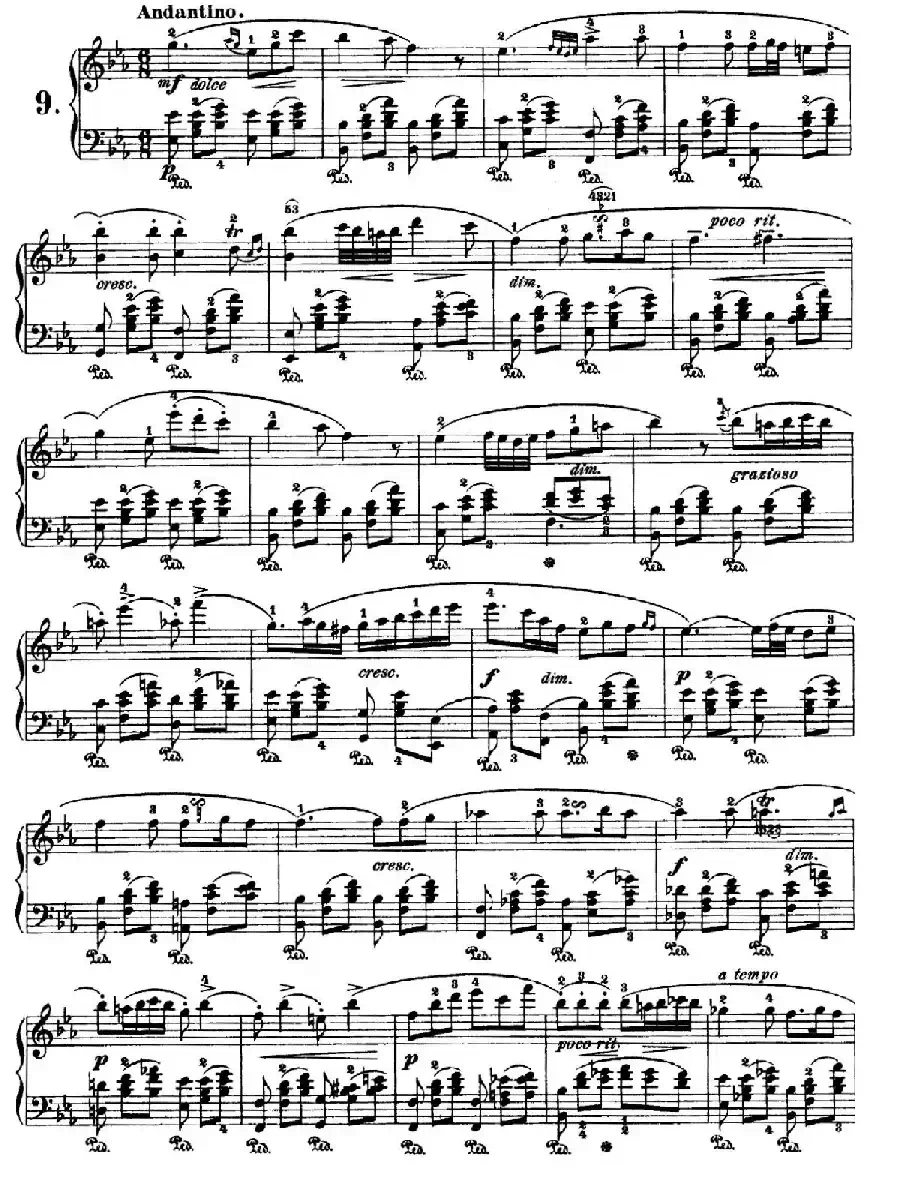 Nocturne No.9 in E-flat Major （降E大调第九号夜曲）