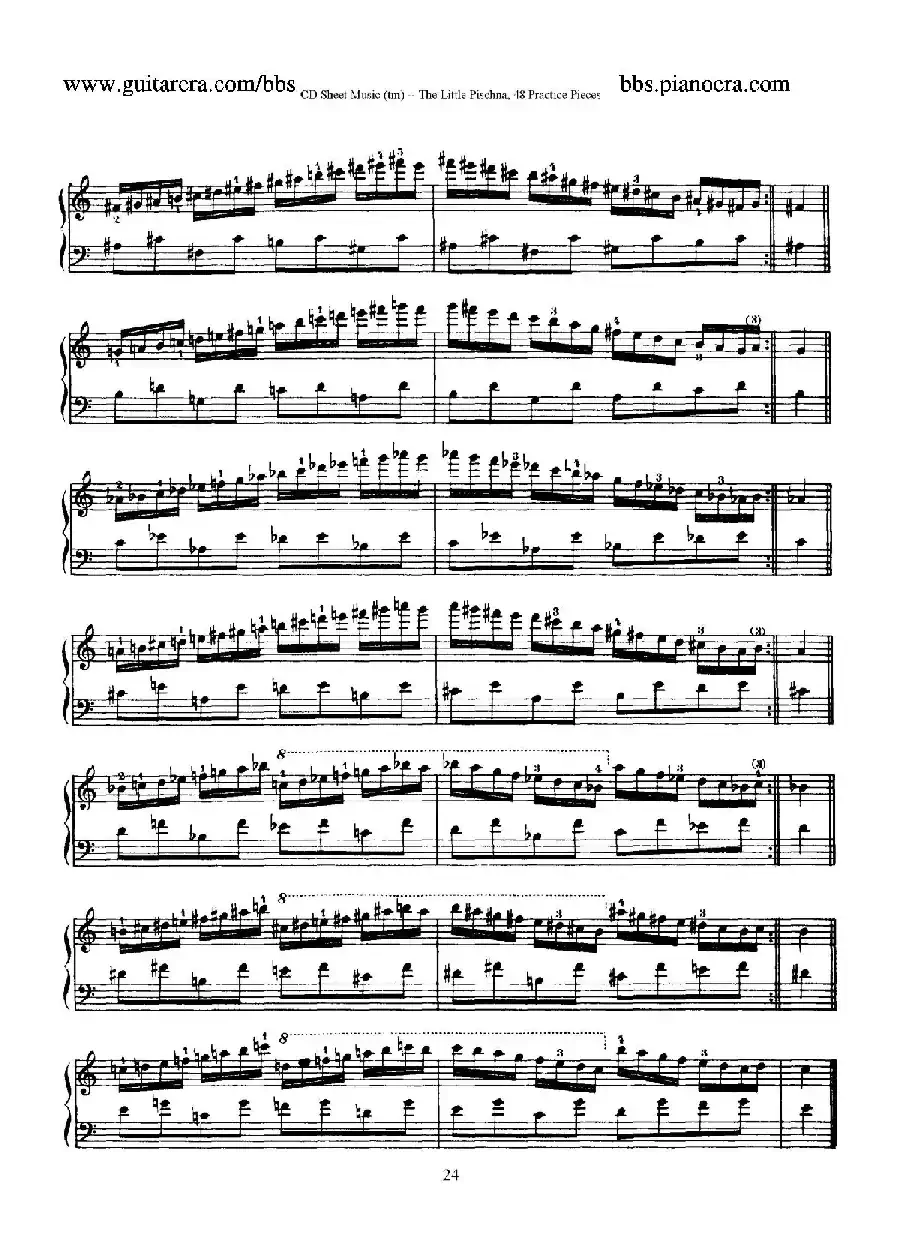 48 Practice Pieces（四十八首钢琴练习曲）