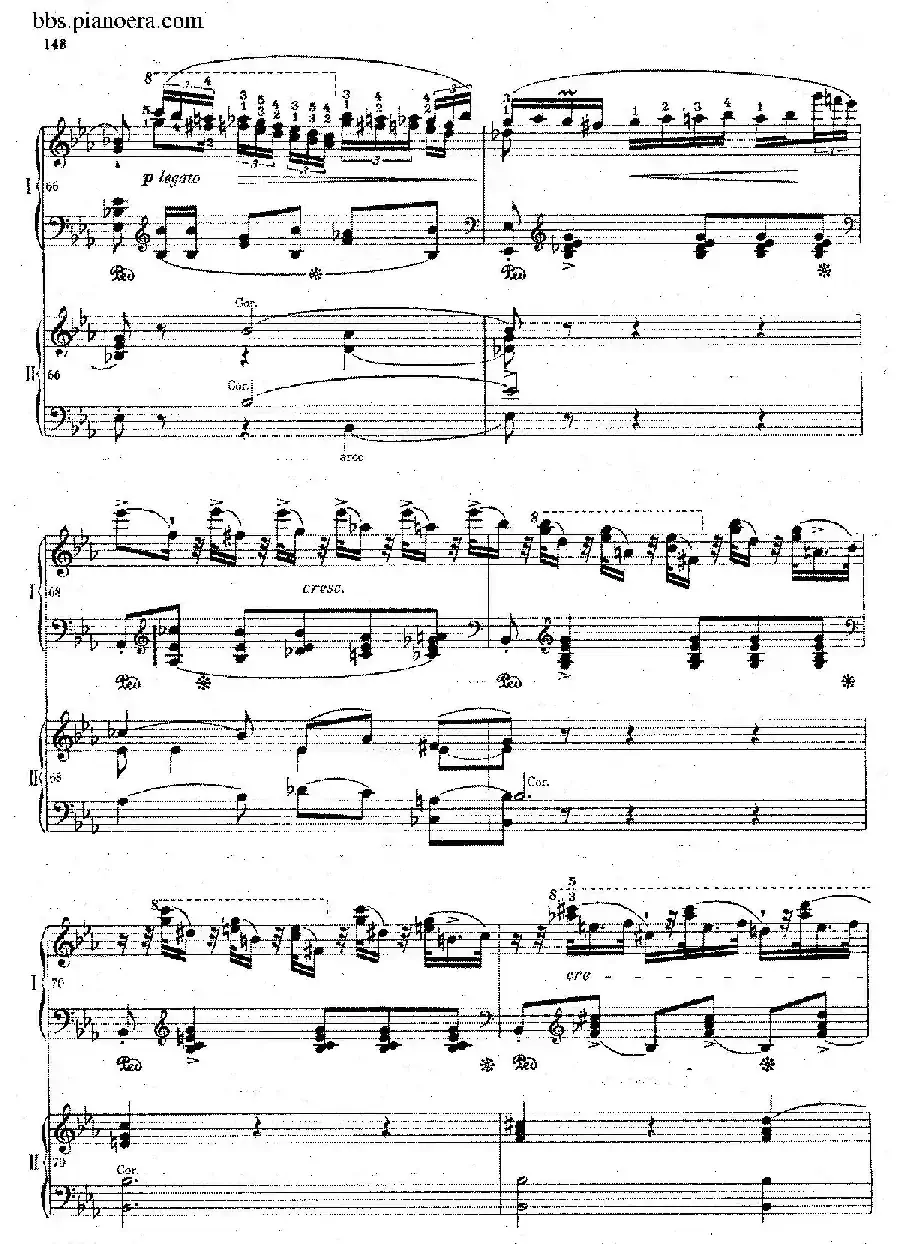 Grande Polonaise Brilliante Preceded by an Andante Spianato Op.22（平静的行板与华丽的波兰舞曲·双钢琴版）