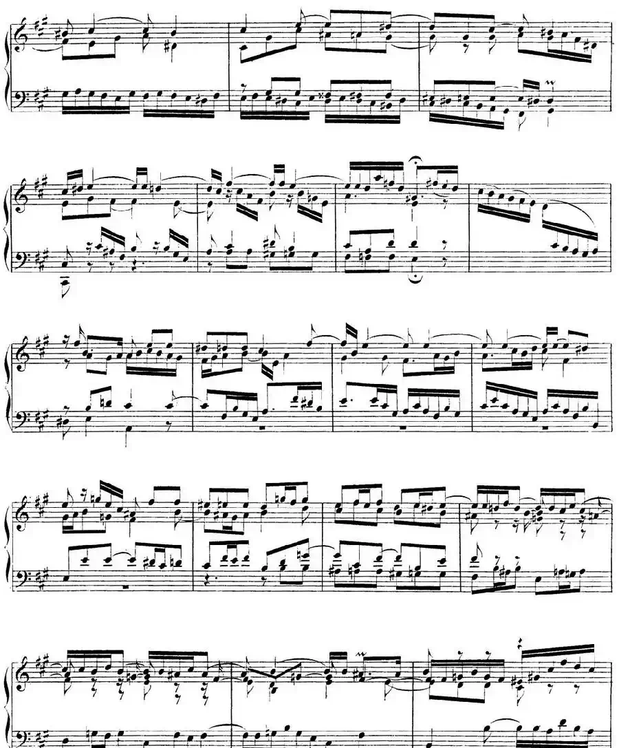 Toccata BWV 910（7首托卡塔·No.1 #F小调）