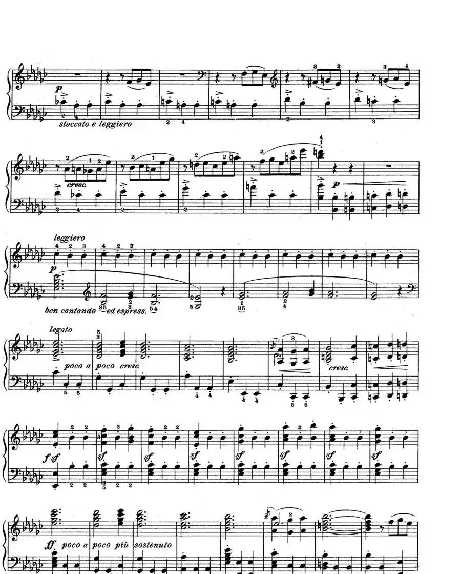 Scherzo in e flat Min Op·4（降e小调谐谑曲）
