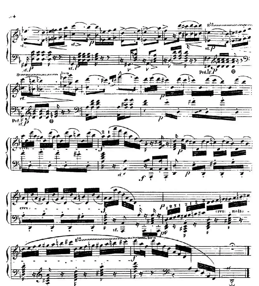 24 Exercices et Preludes Op.21（24首前奏练习曲·18）