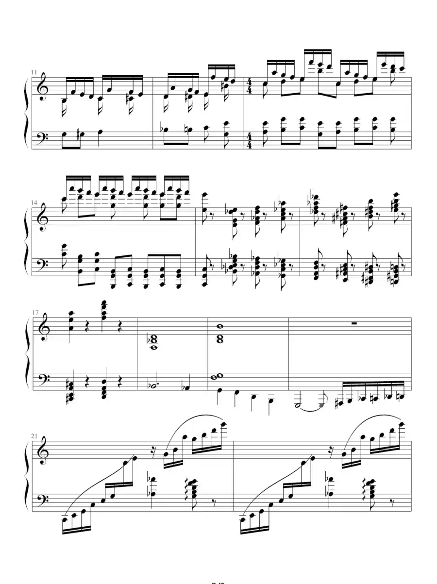 超凡练习曲第1首