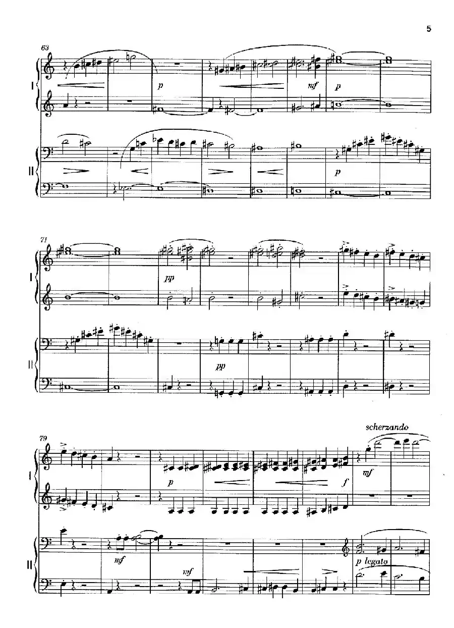 Vier Bagatellen Op.70（4首小品·Ⅰ·四手联弹）