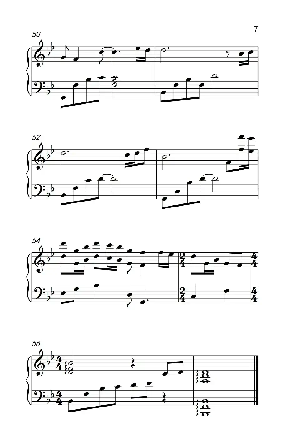 残酷月光(《弹吧音教》制谱版)