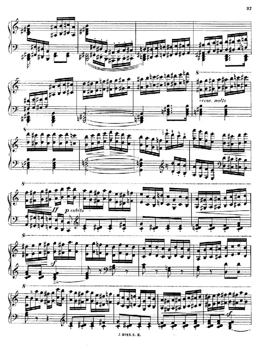 6 Etudes de Concert（6首音乐会练习曲·6）