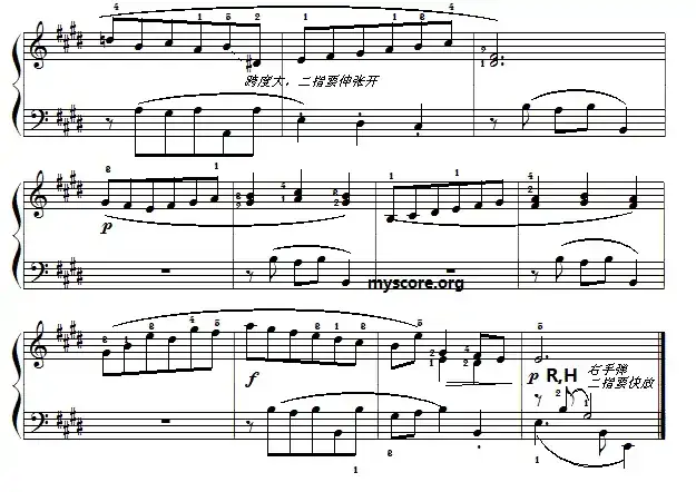 巴赫初级钢琴曲之十五：小步舞曲