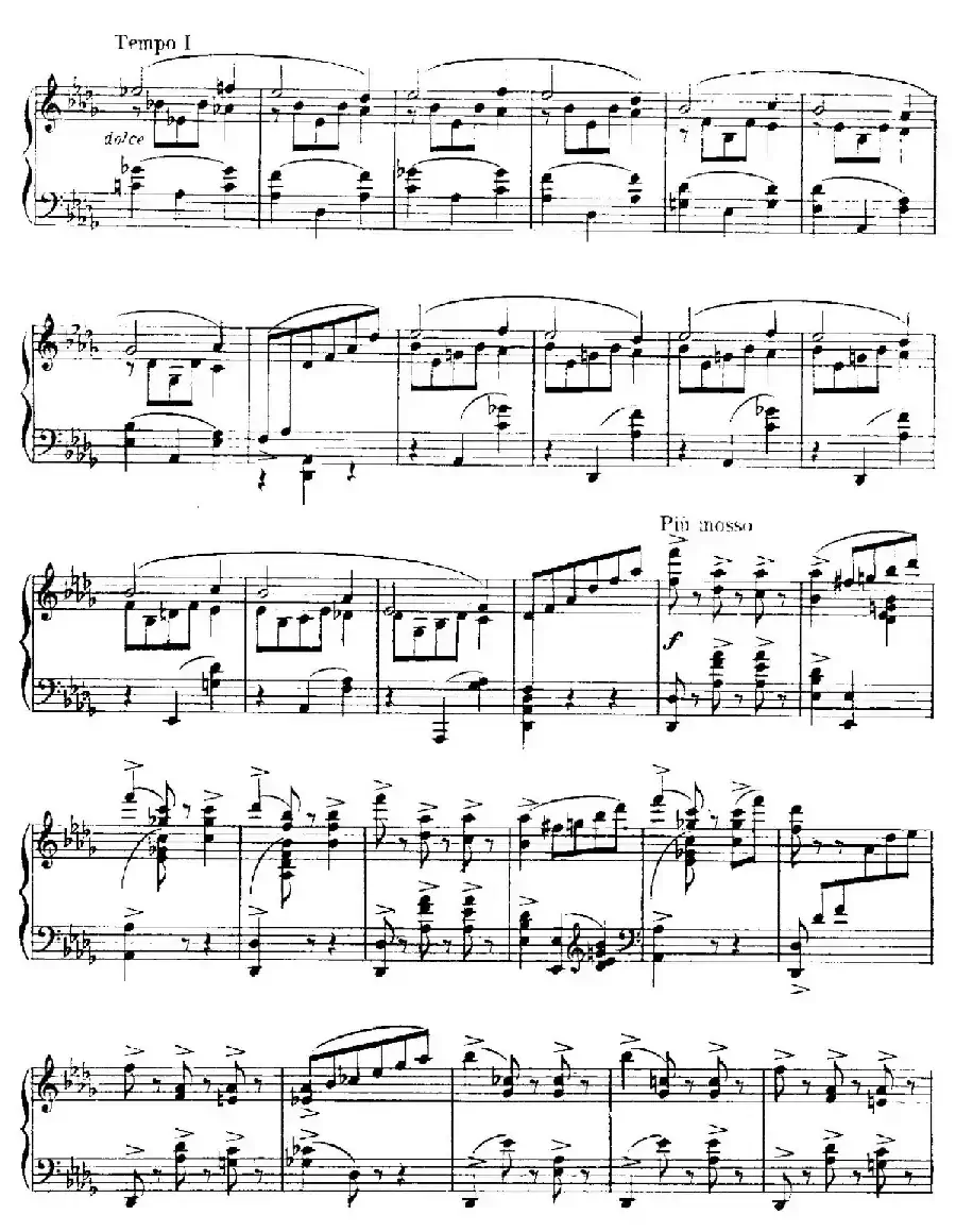 4 Valses Caprice（4首随想圆舞曲）（Op.38 No. 2 in D-flat）