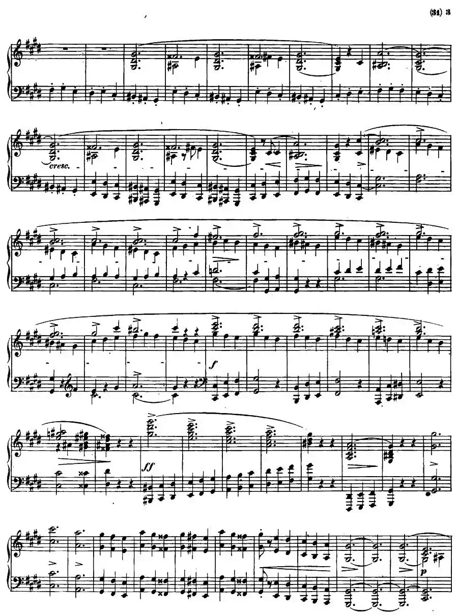 升c小调钢琴谐谑曲Op.39（第三号）